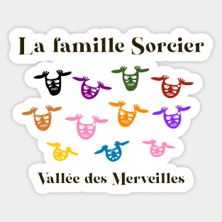 La famille Sorcier - Vallée des Merveilles Sticker